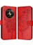 Realme 12 Artı 5g Premium Deri Manyetik Kabartma Kelebek Için Kılıf (Yurt Dışından) 5