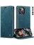 Iphone 13 Için Flip Case Kart Yuvası Kickstand Manyetik Kapatma Vintage (Yurt Dışından) 1