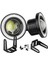 Fiat Doblo D3 Uyumlu Universal Mercekli LED Angel Sis Farı 76MM Beyaz Renk 4