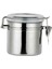Kahve Teneke Kutu Aracı Hava Geçirmez Depolama Tankı Aperatifler Baharat Gevşek Yaprak Çay 1100 ml 12.5CMX12CM (Yurt Dışından) 1