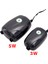3W Tarzı Abd Fişi Akvaryum Hava Pompası Balık Tankı Mini Kompresör Çek Valf Tüplü Tek Çift Çıkışlı Su Aksesuarları 220V 3W 5W (Yurt Dışından) 5