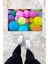Dijital Baskı Renkli Balon Desen Kapı Önü Paspası K-1015 1