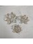 Rosabıancacasa Kristal 3'lü Set Nilüfer 4cm./ 6cm. / 8cm. 3