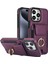iPhone 15 Pro Max Pu Deri+Tpu Kickstand Telefon Kılıfı ve Kart Yuvaları (Yurt Dışından) 1