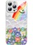 iPhone 14 Pro Max Tpu+Temperli Cam Çiçekli Telefon Kapağı (Yurt Dışından) 1