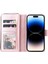 iPhone 14 Pro Fermuarlı Cebi Tpu+Pu Deri Flip Standlı Telefon Kabuğu (Yurt Dışından) 2