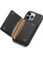 iPhone 13 Pro Kart Yuvası Kılıfı Kickstand Buzağı Dokusu Pu+ Pc+Tpu Telefon Kapağı (Yurt Dışından) 4