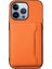 iPhone 13 Pro Kart Yuvası Kılıfı Kickstand Buzağı Dokusu Pu+ Pc+Tpu Telefon Kapağı (Yurt Dışından) 1