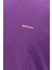 Erkek Bisiklet Yaka Standart Fit Mor T-Shirt 2