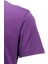 Erkek Bisiklet Yaka Standart Fit Mor T-Shirt 3
