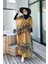Remsa Tesettür Mayo Üzerine Desenli Tek Kaftan Pareo 430-310 Kelebek 2