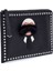 Black Leather Karlito Clutch Bag 4