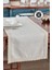 Keten Pamuk Dantelli Runner 50X130 cm Linen Kumaş Masa Örtüsü Sehpa Leke Tutmaz Mutfak Bej 1