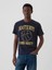 Erkek Lacivert Beastie Boys Grafikli T-Shirt 1