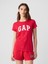Kadın Kırmızı Gap Logo T-Shirt 1
