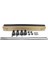 Fiat Doblo Siyah Ara Atkı 2 Parça Bold Bar 110-132CM Metal Kilit 2010-2021 Arası 3