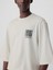 Erkek Kırık Beyaz Gap Logo Oversize Sweatshirt 5