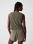Kadın Haki Gapfit Breathe Cropped Muscle T-Shirt 5