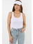 Kadın Cotton Premium 5’li Set Bej, Krem, Beyaz, Antrasit, Siyah Pamuklu Basic Fitilli Atlet 1