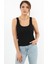 Kadın Cotton Premium 5’li Set Bej, Krem, Beyaz, Antrasit, Siyah Pamuklu Basic Fitilli Atlet 4