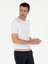 Erkek Beyaz Slim Fit Bisiklet Yaka Triko T-Shirt 50285359-VR013 1