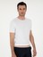 Erkek Beyaz Slim Fit Bisiklet Yaka Triko T-Shirt 50285359-VR013 3