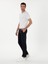 Erkek Beyaz Slim Fit Bisiklet Yaka Triko T-Shirt 50285359-VR013 4