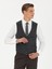 Erkek Antrasit Slim Fit Yün Karışımlı Klasik Yelek 50270155-VR006 3
