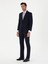 Erkek Lacivert Slim Fit Mikro Desenli Mono Yaka Yün Karışımlı Takım Elbise 50272937-VR033 4
