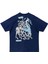 Gods Of Horses And snake Oversize Tshirt - Lacivert 2