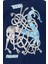Gods Of Horses And snake Oversize Tshirt - Lacivert 3