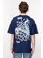 Gods Of Horses And snake Oversize Tshirt - Lacivert 5