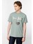 Shark Flys Regular Tshirt - Mint Yeşili 4