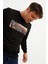 5012 Erkek Bisiklet Yaka Baskılı Sweatshirt 4