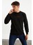 5013 Erkek Bisiklet Yaka Baskılı Sweatshirt 1
