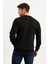 5013 Erkek Bisiklet Yaka Baskılı Sweatshirt 5
