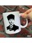 Size Özel Gazi Mustafa Kemal Atatürk Siyah Beyaz Seramik Baskılı Kupa Bardaklar 1
