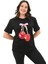 Kadın Büyük Beden Kiraz Baskılı T-Shirt 1785-24 1