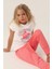 1838 Kız Çocuk Pijama Takım Krem V1 2