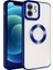 - Apple iPhone 11 - Kılıf Kamera Korumalı Logo Gösteren Omega Kapak - Lacivert 1