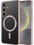 - Samsung Galaxy S24 - Kılıf Kamera Korumalı Magsafe Wireless Şarj Özellikli Demre Kapak - Rose Gold 1