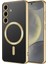 - Samsung Galaxy S24 - Kılıf Kamera Korumalı Magsafe Wireless Şarj Özellikli Demre Kapak - Gold 1