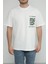 Hscstore Erkek Baskılı Beyaz Tişört - 8452 1