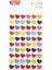 Sticker Rengarenk Kalpler 15'li Paket 1