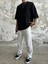 Old Money Fitilli Ekru Baggy Pantolon - Ekru 1