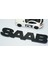 Saab Bagaj Parlak Siyah Abs Logo Amblem Arma 4