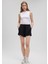 Tencel Tm Karışımlı Siyah ŞORT1410154-900 1