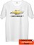 Çakılap Chevrolet Logo Baskılı Tişört Unisex, Premium Kalite (Rgl-Otmbl-Cvrlt) 1