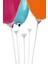 Parti Paketi Karışık Renkli Balon +Balon Çubuğu 3