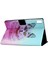 Lenovo Tab M9 Pembe Kedi Için Renkli Çizim Pu Tablet Kılıfı (Yurt Dışından) 4